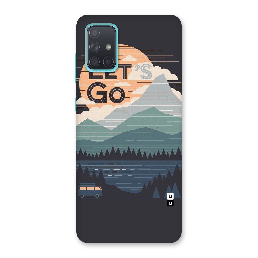 Abstract Travel Back Case for Galaxy A71
