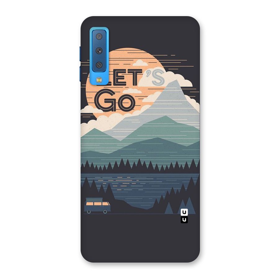 Abstract Travel Back Case for Galaxy A7 (2018)