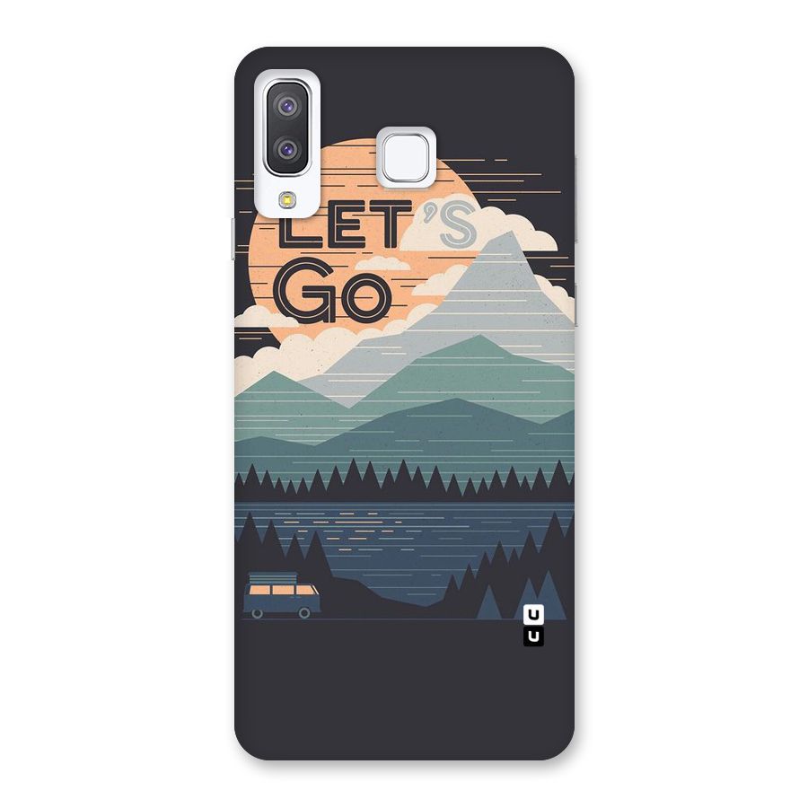 Abstract Travel Back Case for Galaxy A8 Star