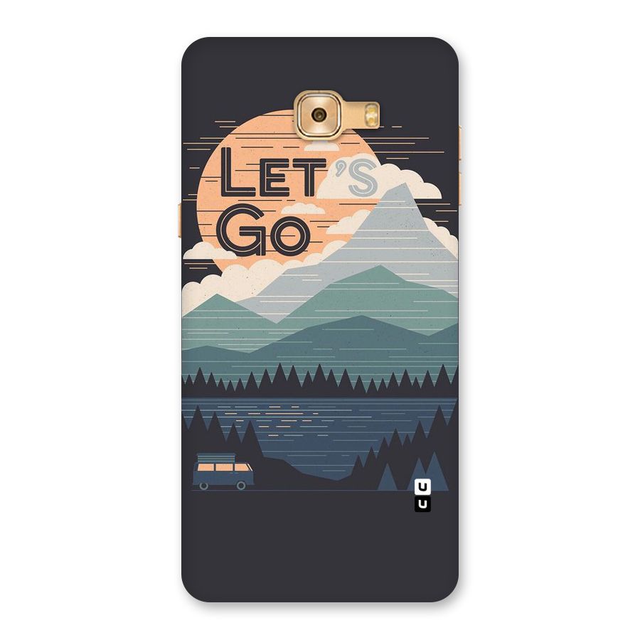 Abstract Travel Back Case for Galaxy C9 Pro