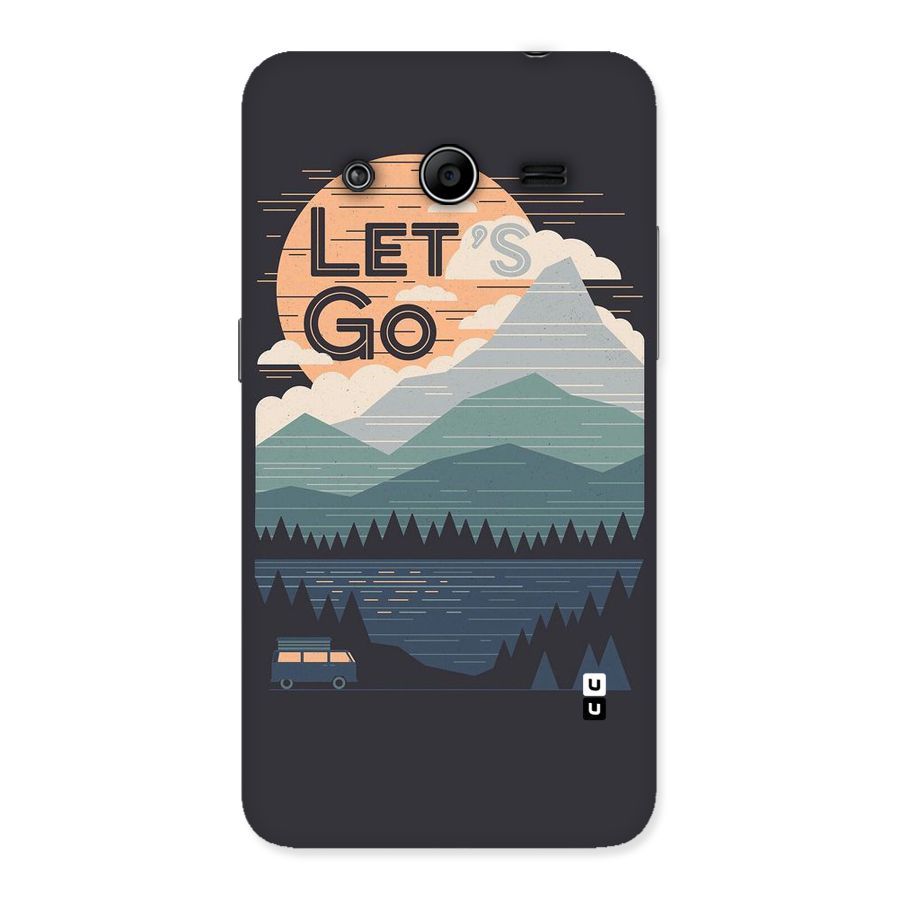 Abstract Travel Back Case for Galaxy Core 2