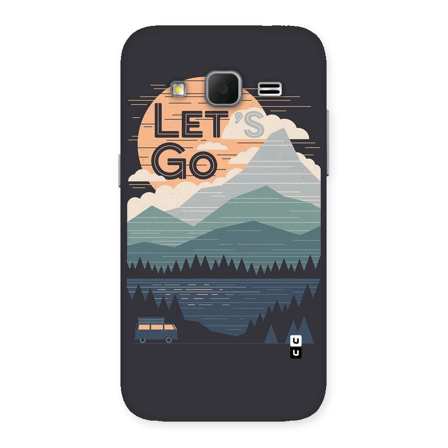 Abstract Travel Back Case for Galaxy Core Prime