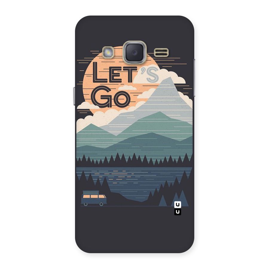 Abstract Travel Back Case for Galaxy J2