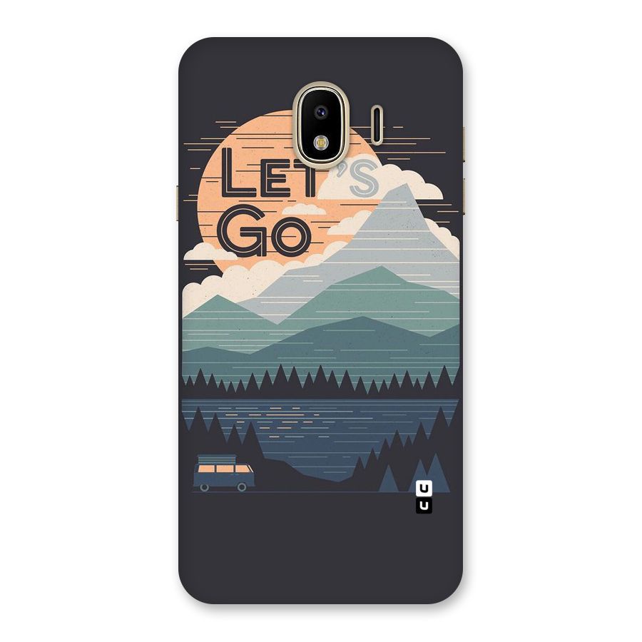 Abstract Travel Back Case for Galaxy J4
