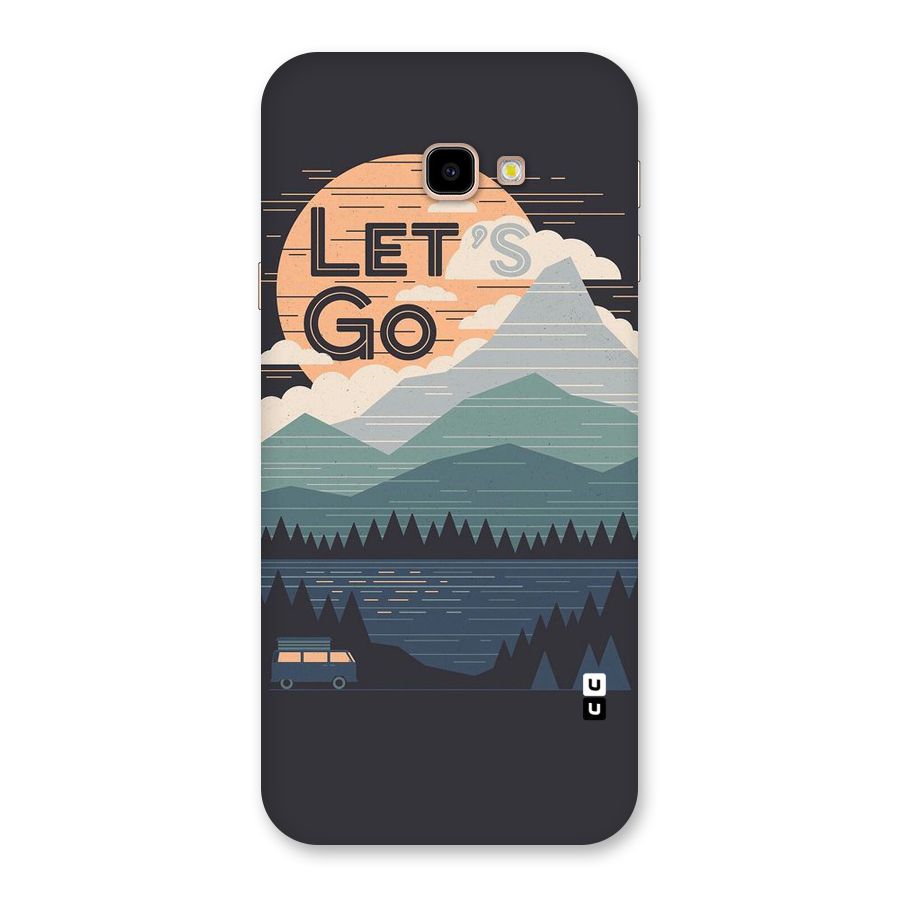 Abstract Travel Back Case for Galaxy J4 Plus