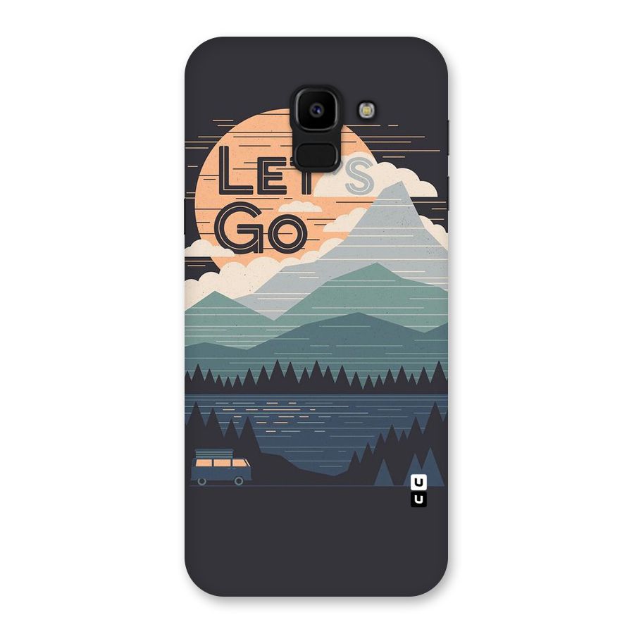 Abstract Travel Back Case for Galaxy J6