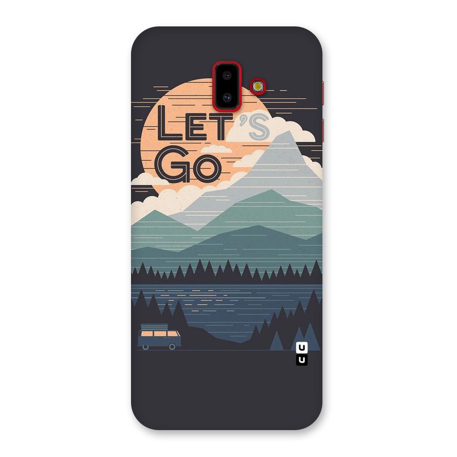 Abstract Travel Back Case for Galaxy J6 Plus