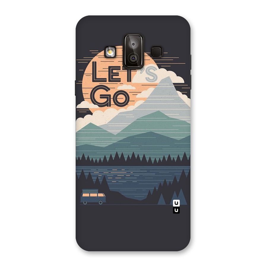 Abstract Travel Back Case for Galaxy J7 Duo