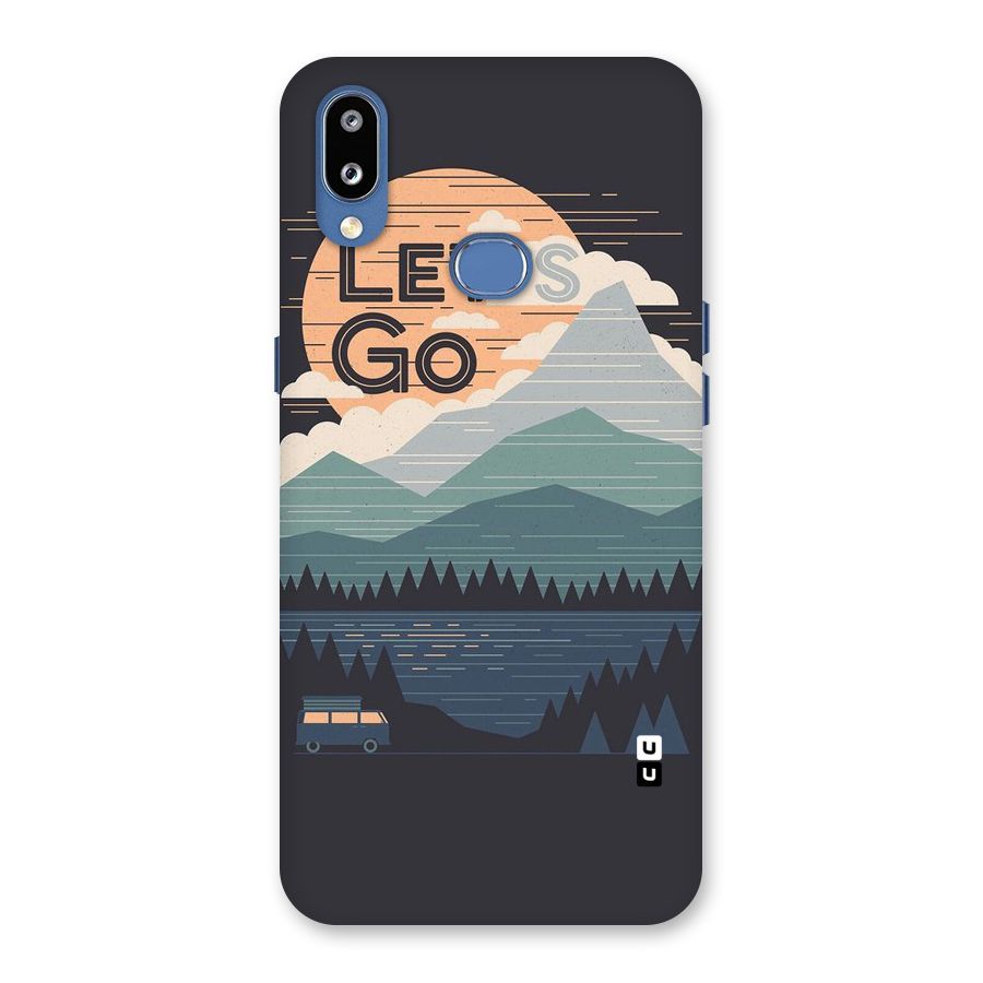 Abstract Travel Back Case for Galaxy M01s