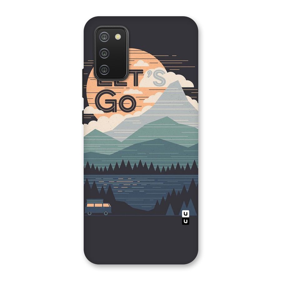 Abstract Travel Back Case for Galaxy M02s