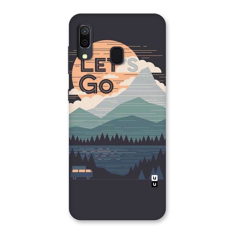Abstract Travel Back Case for Galaxy M10s