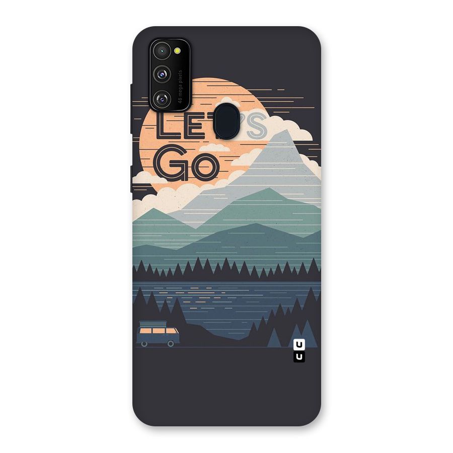 Abstract Travel Back Case for Galaxy M30s