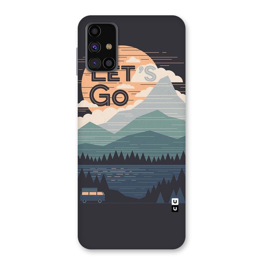 Abstract Travel Back Case for Galaxy M31s