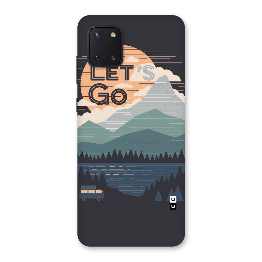 Abstract Travel Back Case for Galaxy Note 10 Lite