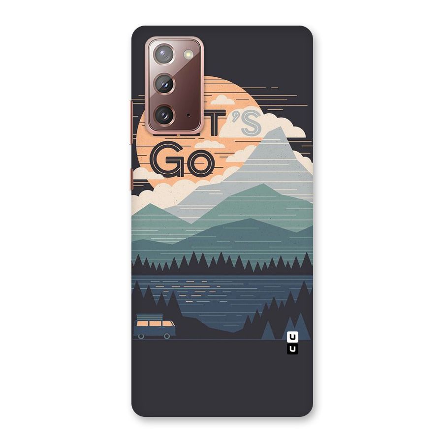 Abstract Travel Back Case for Galaxy Note 20