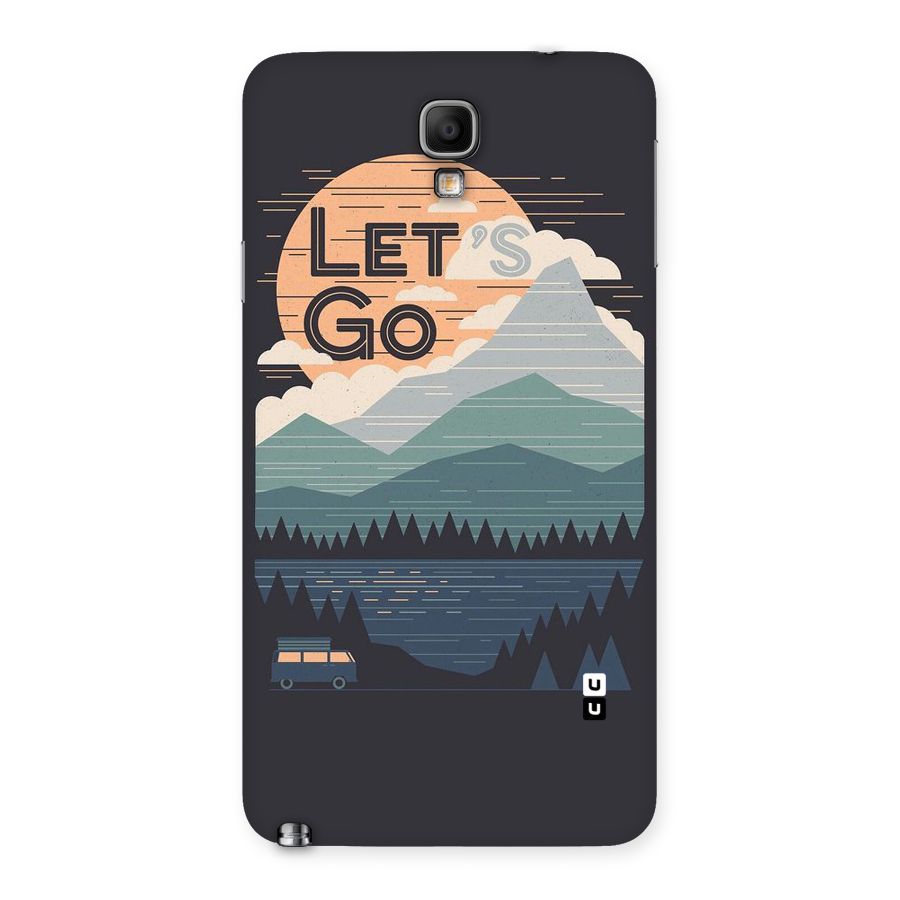 Abstract Travel Back Case for Galaxy Note 3 Neo