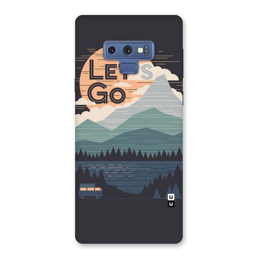 Abstract Travel Back Case for Galaxy Note 9