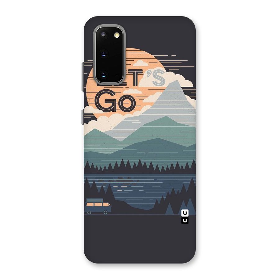 Abstract Travel Back Case for Galaxy S20