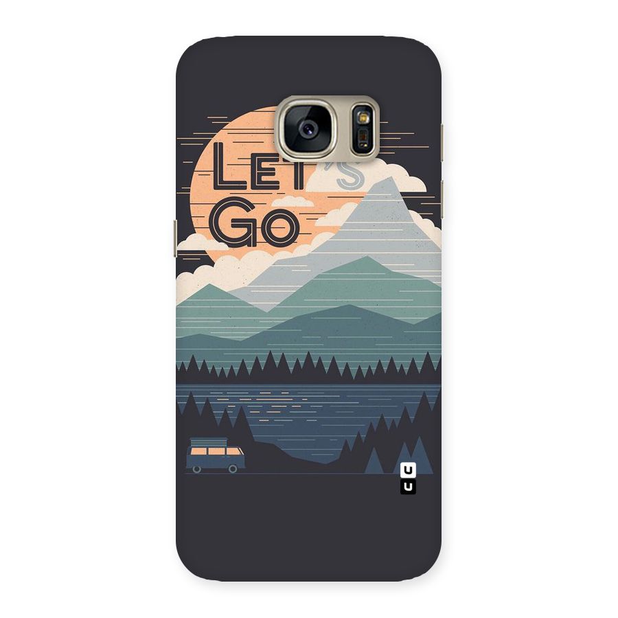 Abstract Travel Back Case for Galaxy S7