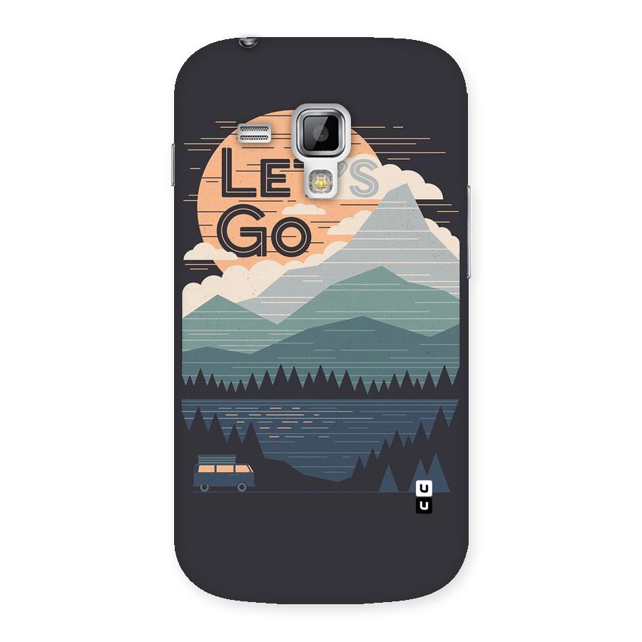 Abstract Travel Back Case for Galaxy S Duos