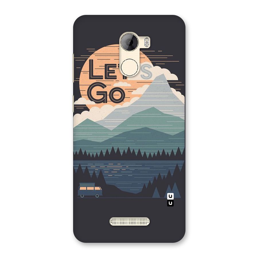 Abstract Travel Back Case for Gionee A1 LIte