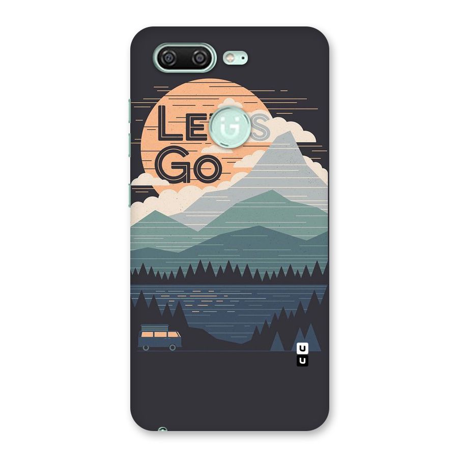 Abstract Travel Back Case for Gionee S10
