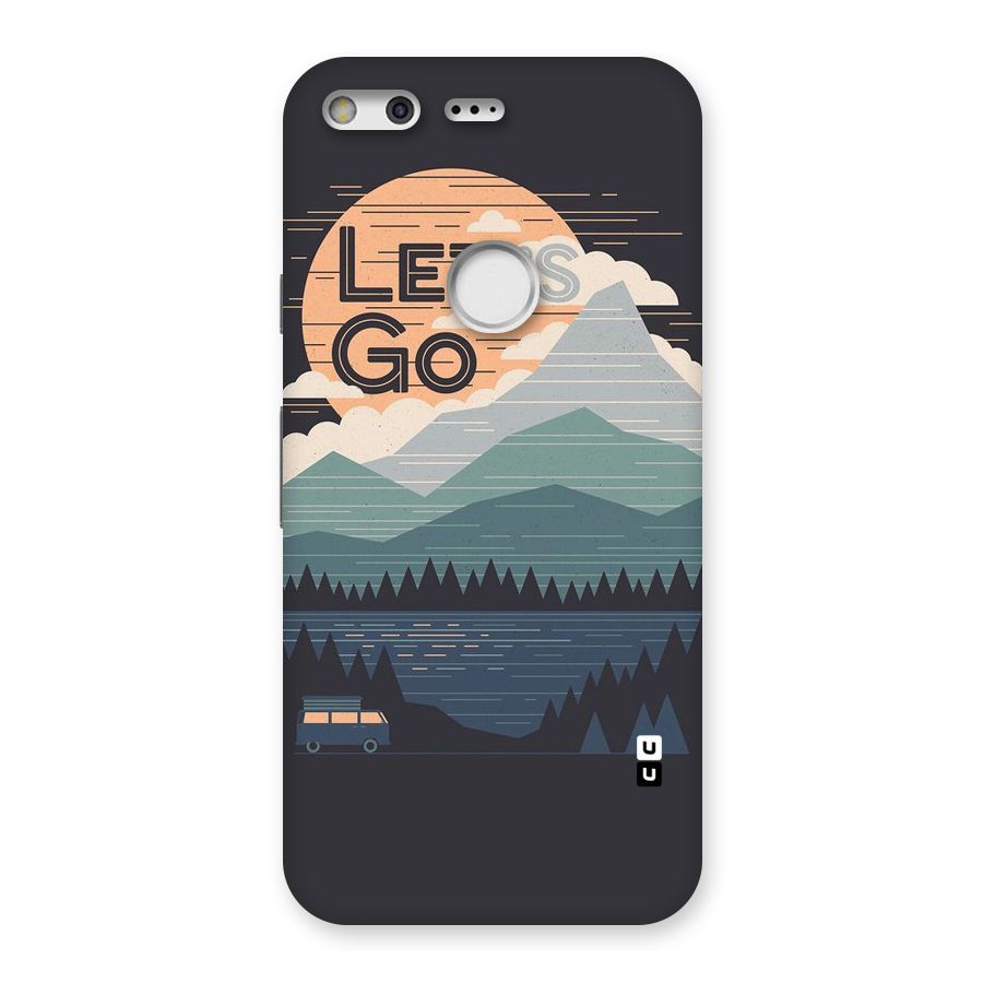 Abstract Travel Back Case for Google Pixel