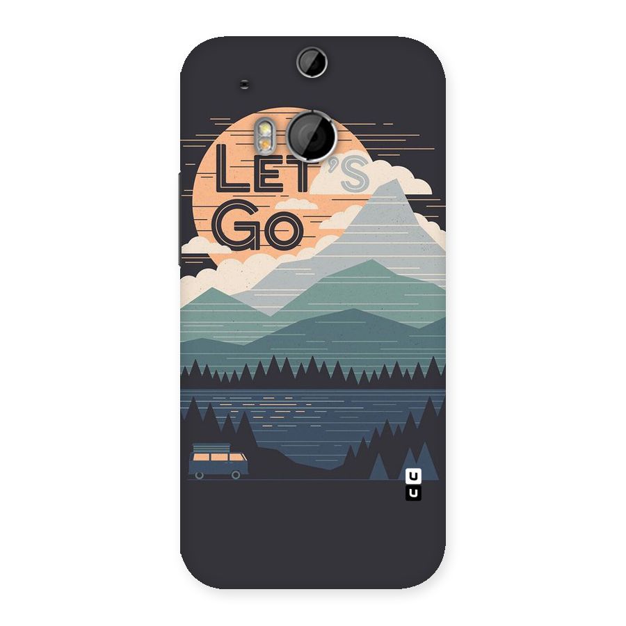 Abstract Travel Back Case for HTC One M8