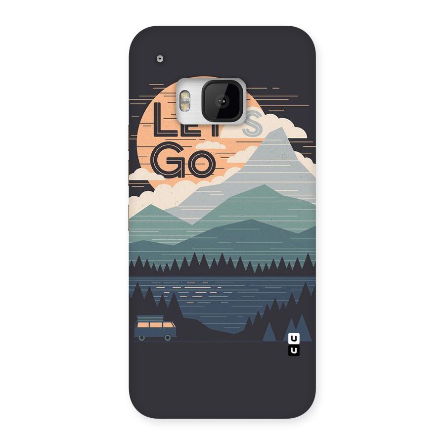 Abstract Travel Back Case for HTC One M9