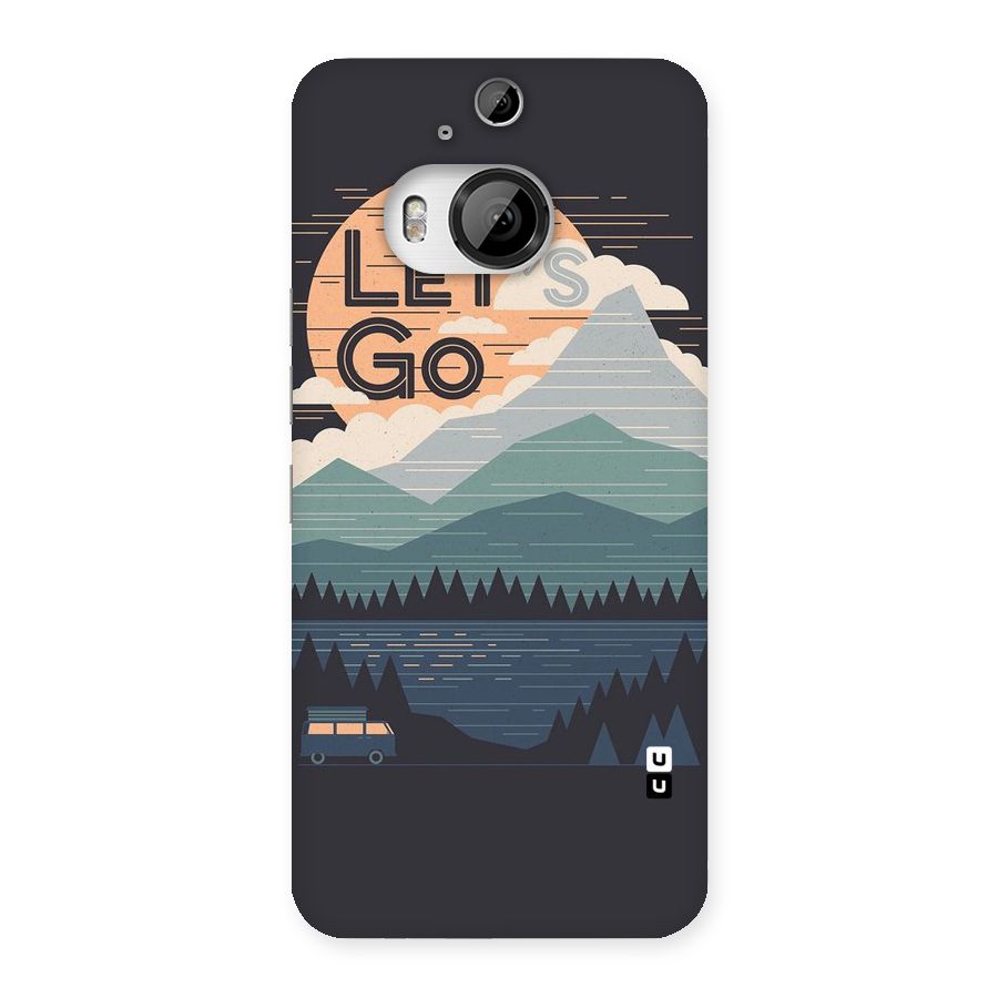 Abstract Travel Back Case for HTC One M9 Plus