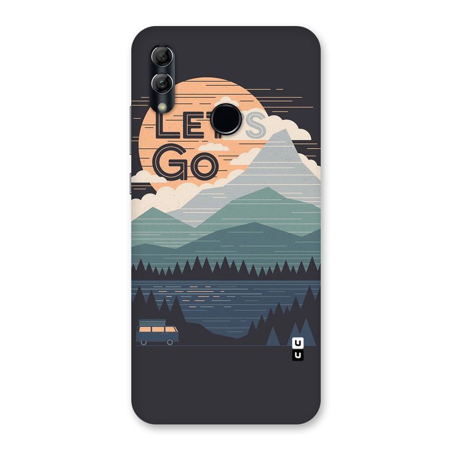 Abstract Travel Back Case for Honor 10 Lite