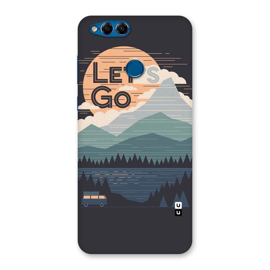 Abstract Travel Back Case for Honor 7X