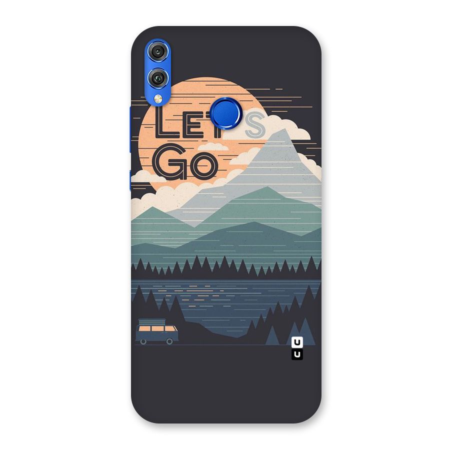 Abstract Travel Back Case for Honor 8X