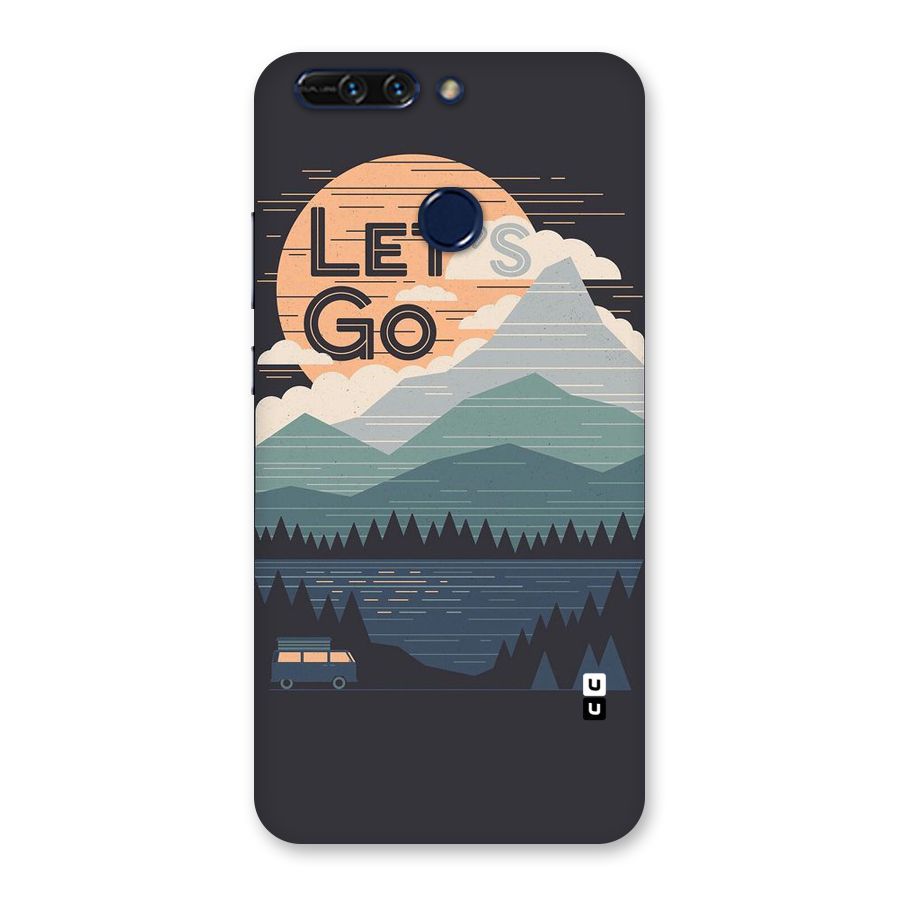 Abstract Travel Back Case for Honor 8 Pro