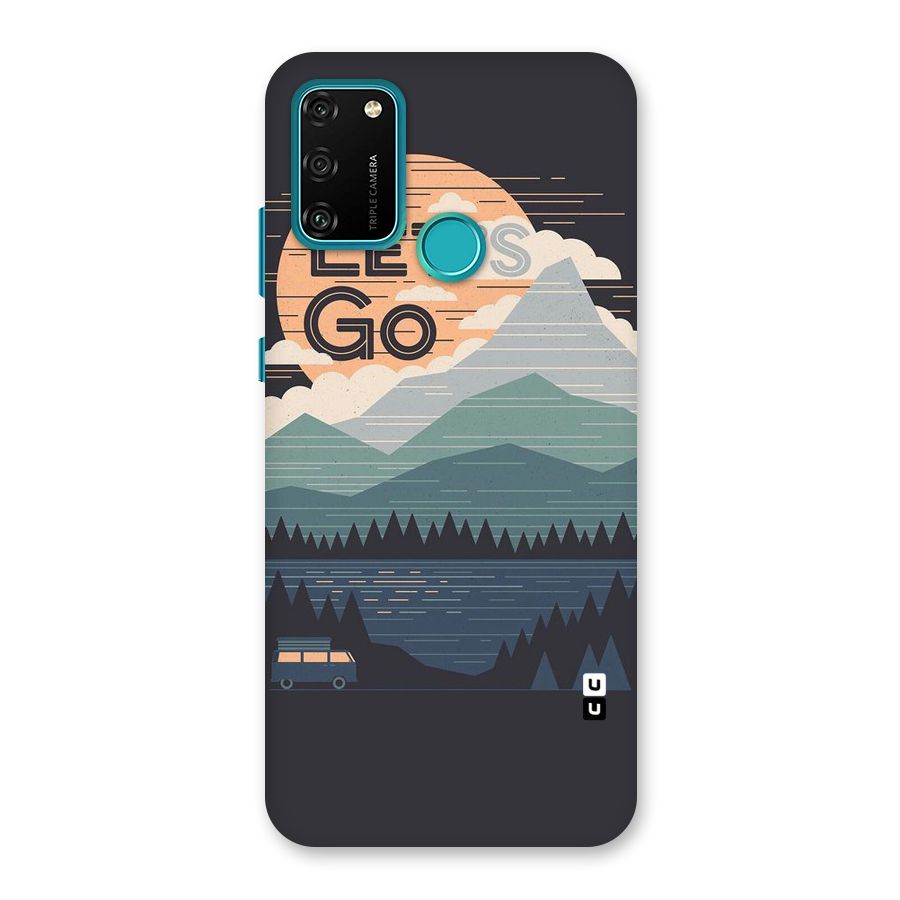 Abstract Travel Back Case for Honor 9A