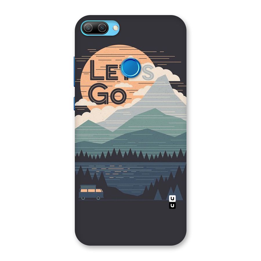 Abstract Travel Back Case for Honor 9N