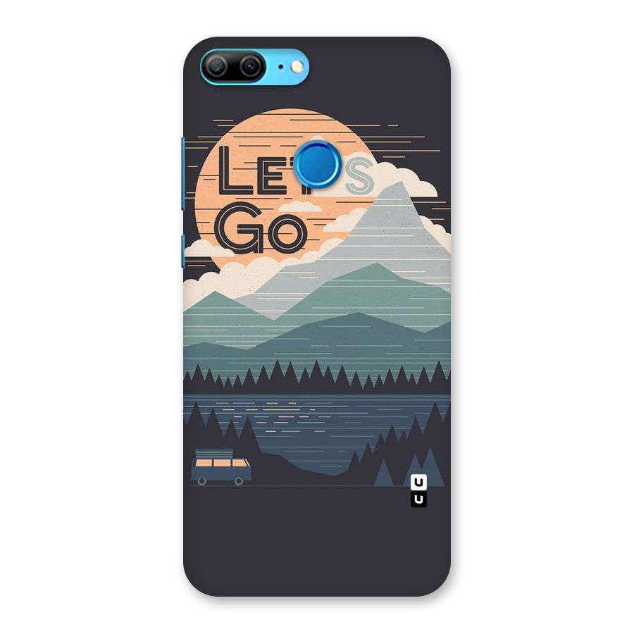 Abstract Travel Back Case for Honor 9 Lite