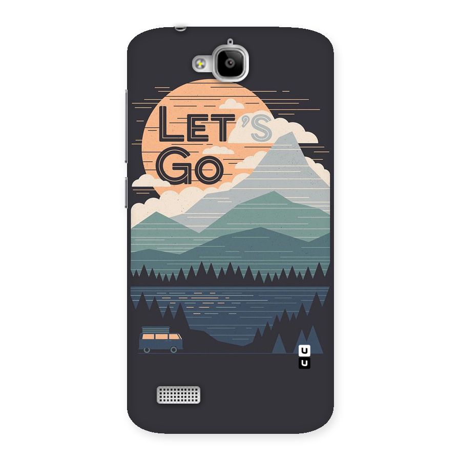 Abstract Travel Back Case for Honor Holly