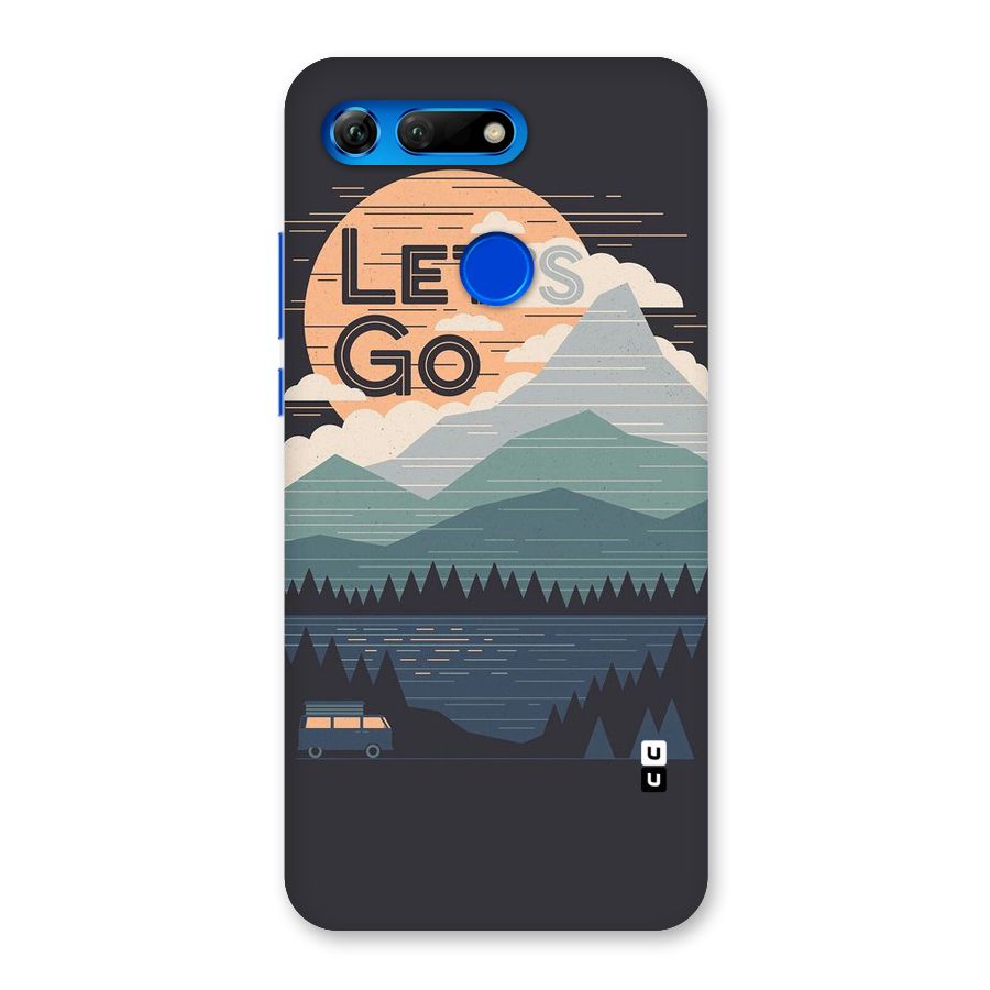Abstract Travel Back Case for Honor View 20