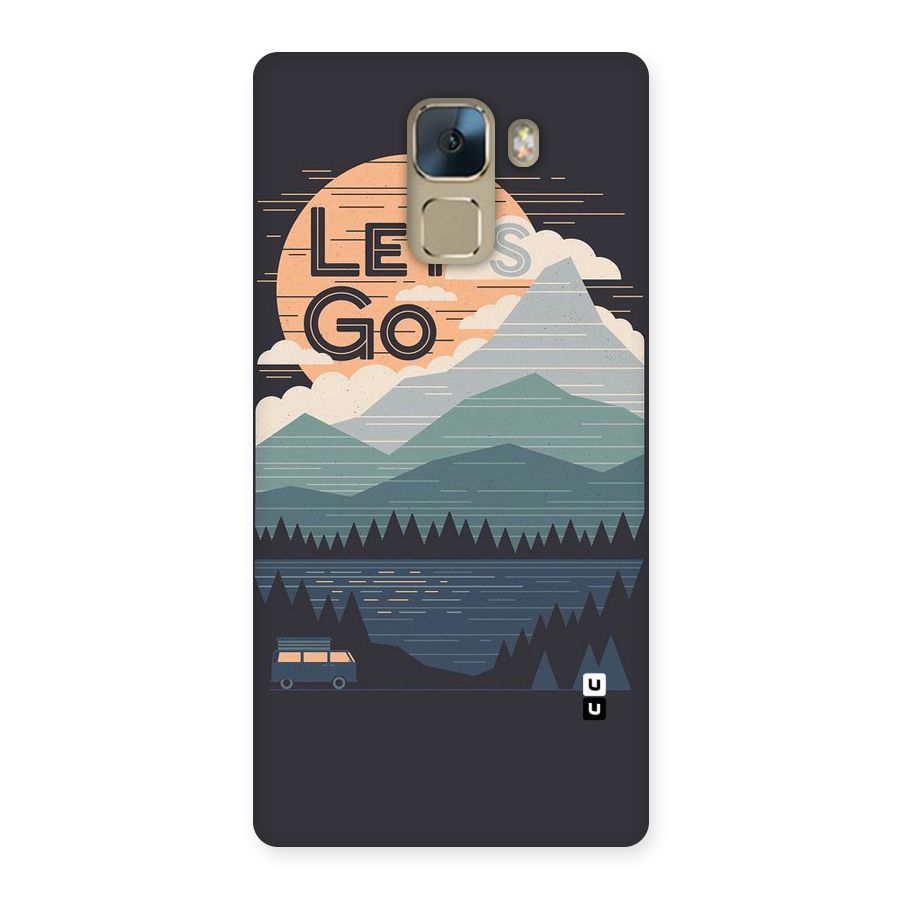 Abstract Travel Back Case for Huawei Honor 7