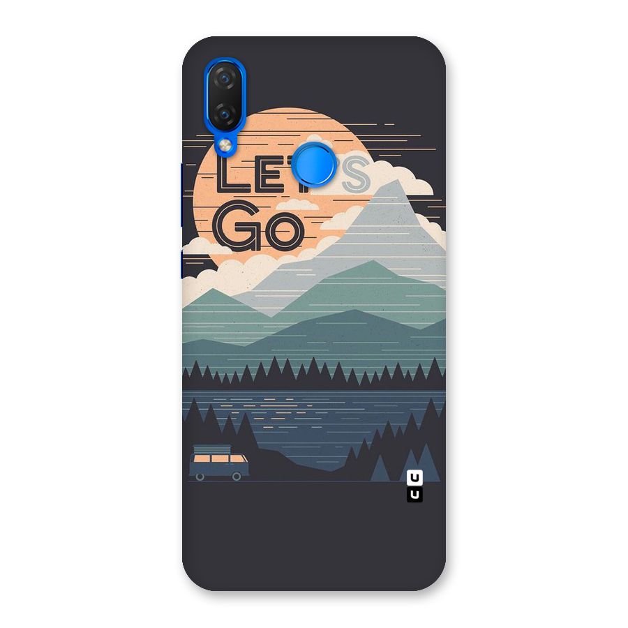 Abstract Travel Back Case for Huawei P Smart+