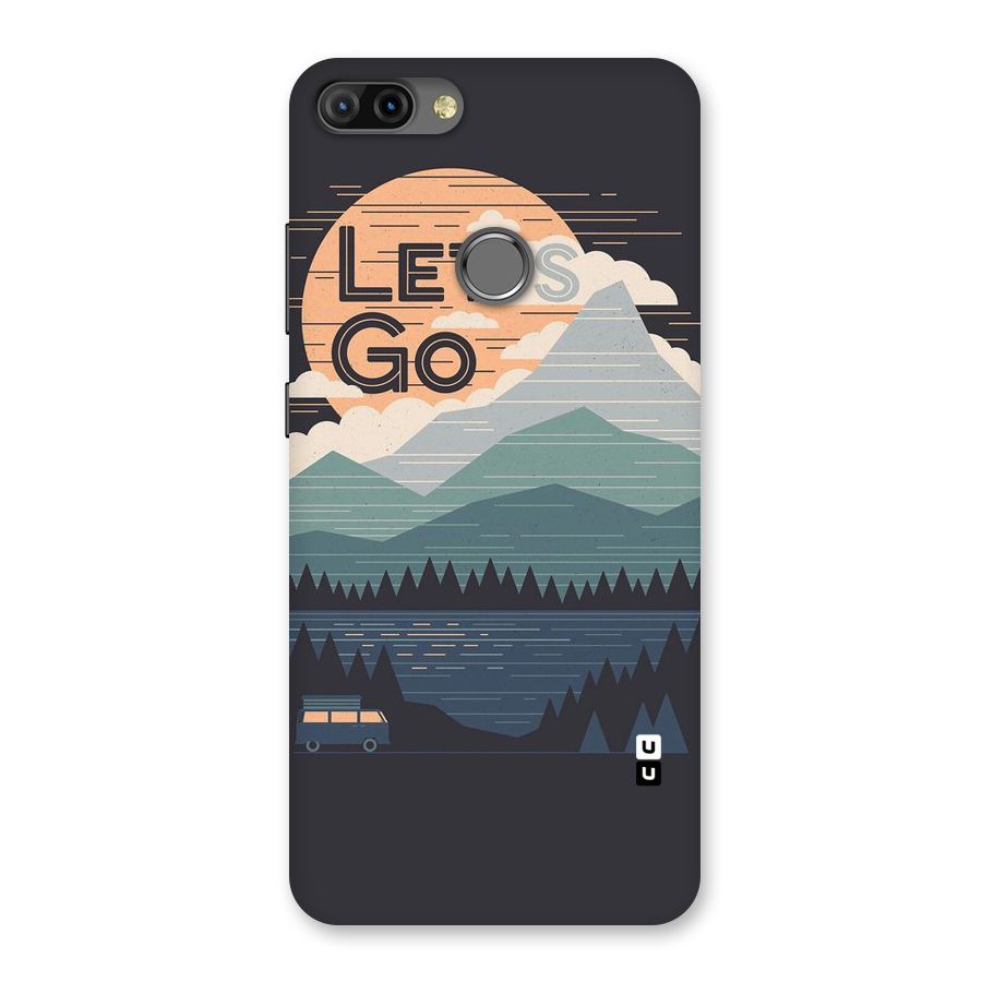Abstract Travel Back Case for Infinix Hot 6 Pro