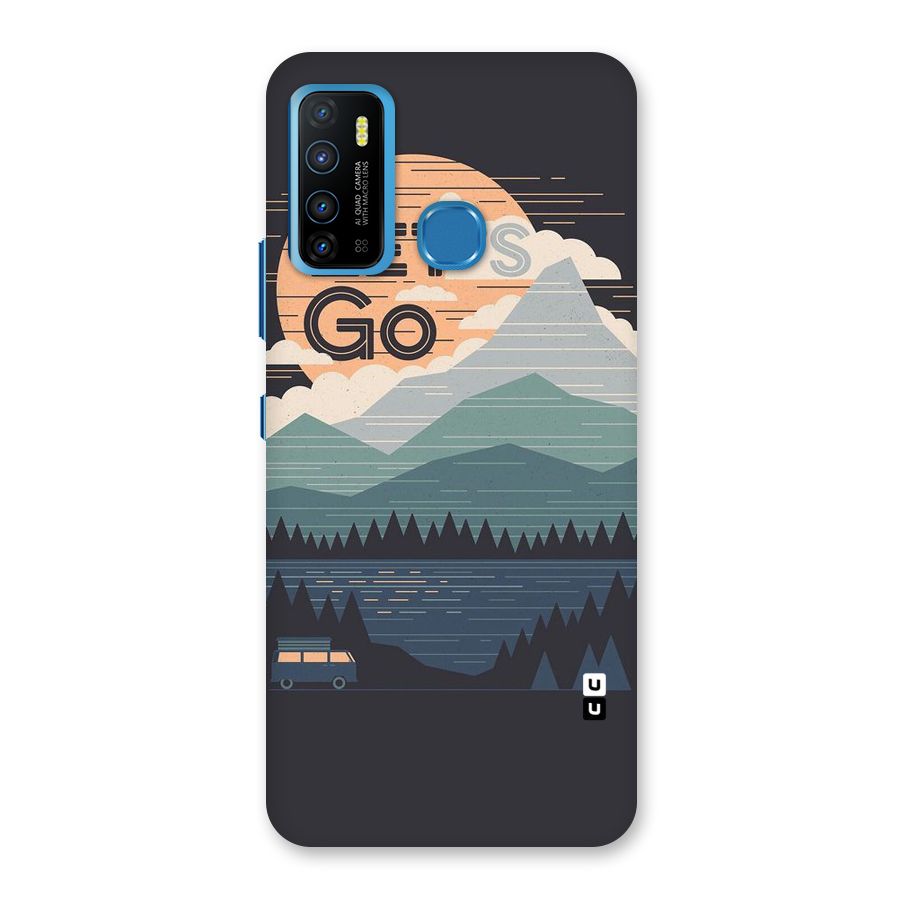 Abstract Travel Back Case for Infinix Hot 9