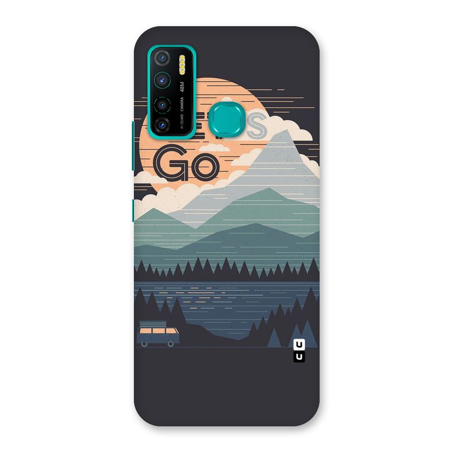 Abstract Travel Back Case for Infinix Hot 9 Pro