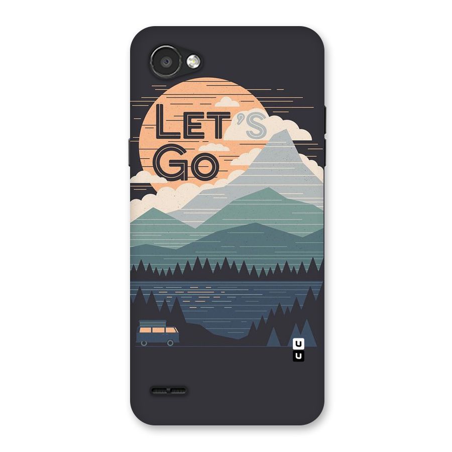 Abstract Travel Back Case for LG Q6