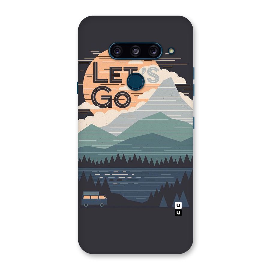 Abstract Travel Back Case for LG  V40 ThinQ