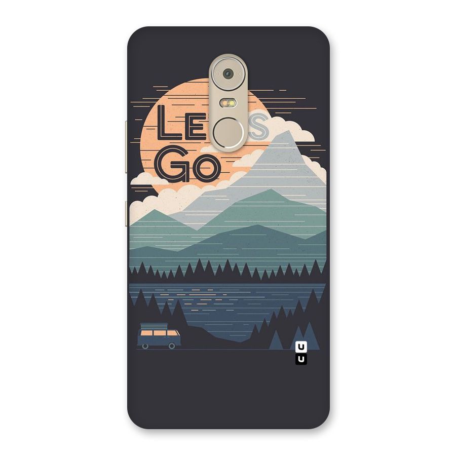 Abstract Travel Back Case for Lenovo K6 Note