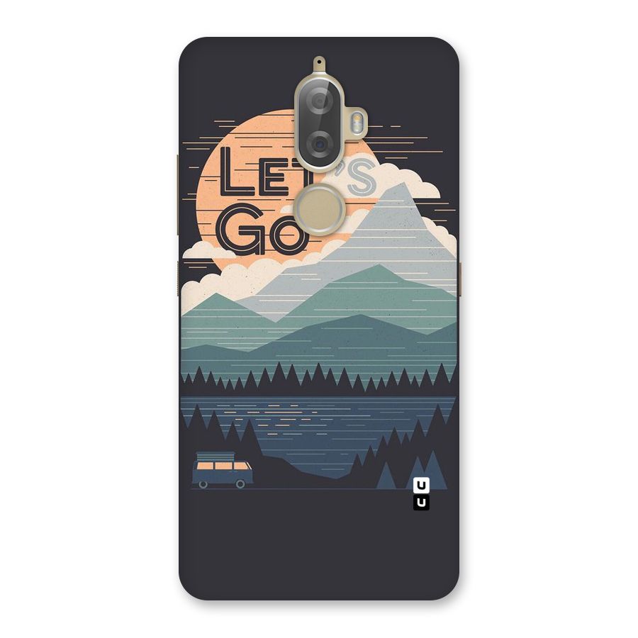 Abstract Travel Back Case for Lenovo K8 Plus