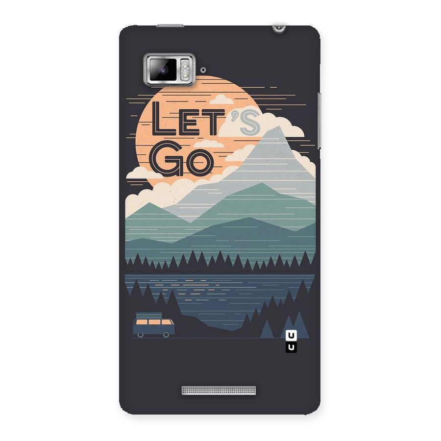 Abstract Travel Back Case for Lenovo Vibe Z K910
