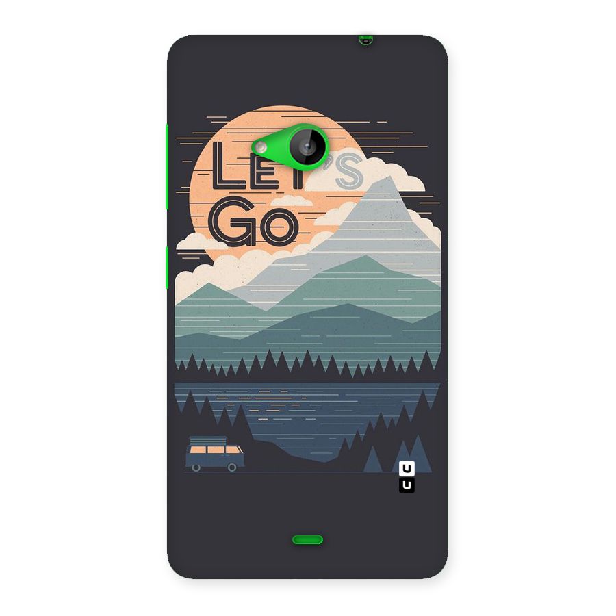 Abstract Travel Back Case for Lumia 535